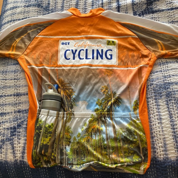 California Cycling Jersey Full Zip Size XL - Picture 4 of 8